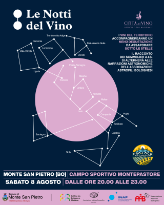 Notti del Vino a Monte San Pietro - 8 Agosto 2026